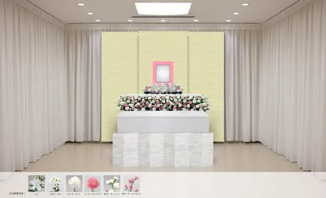 家族葬ホール馬絹会館で葬儀を行なった写真