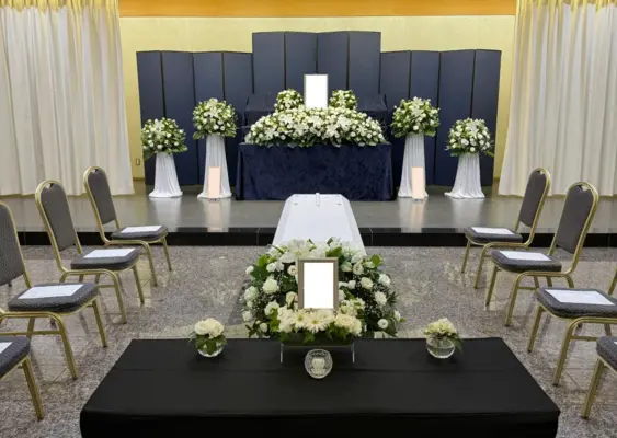 ひかりセレモニーで葬儀を行なった写真