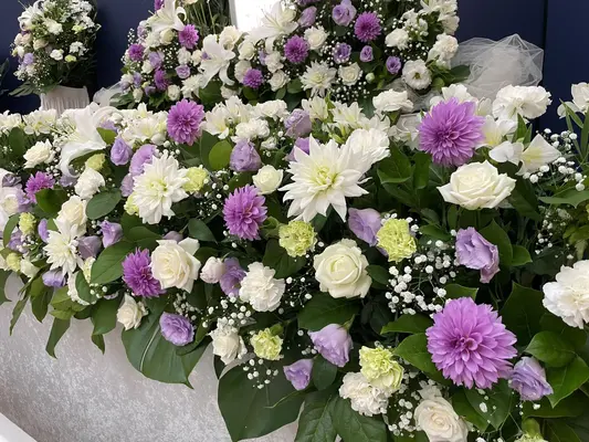 ひかりセレモニーで葬儀を行なった写真