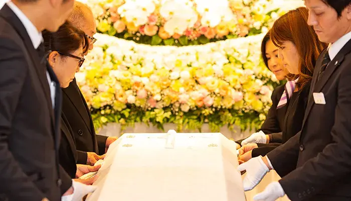 ふじみ式典(家族葬式場ゆかりえ愛甲石田)で葬儀を行なった写真