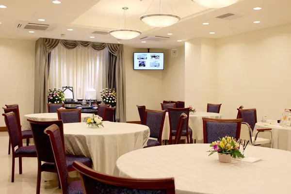 大和ほうさい殿で葬儀を行なった写真