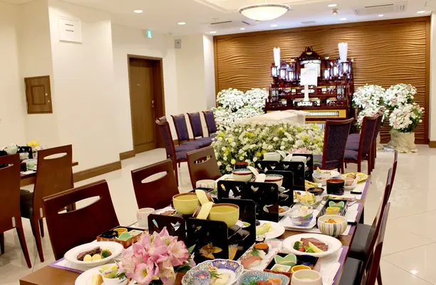 大和ほうさい殿で葬儀を行なった写真