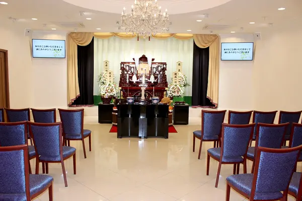 大和ほうさい殿で葬儀を行なった写真