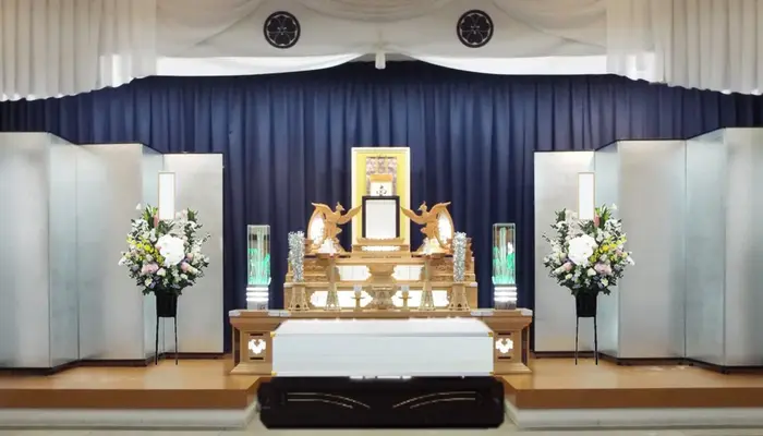 アシス(長岡京ホール)で葬儀を行なった写真