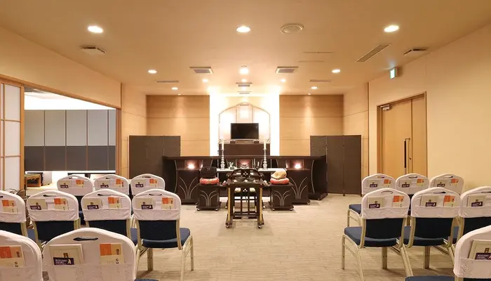 小さなお葬式 山科御陵ホールで葬儀を行なった写真