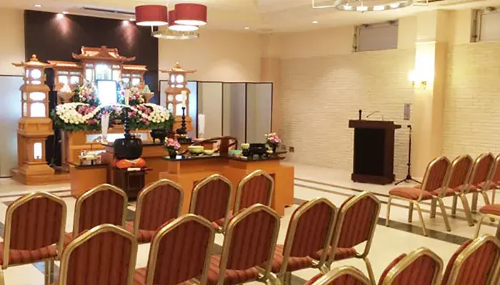 ぐんかんアモート北代田で葬儀を行なった写真