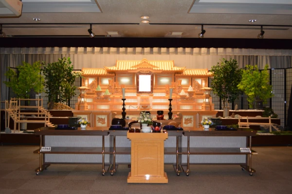 ぐんかんアモート若宮で葬儀を行なった写真