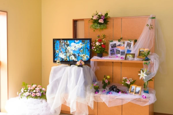 ぐんかんアモート若宮で葬儀を行なった写真