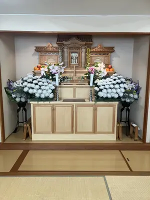 天国社（春日堂）で葬儀を行なった写真