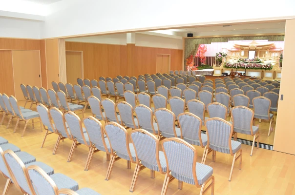 富岡メモリードホールで葬儀を行なった写真