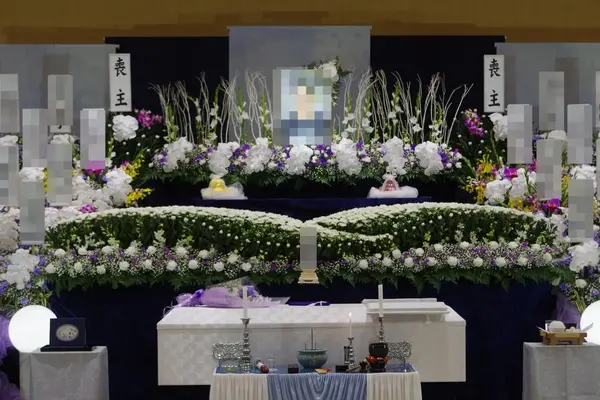 支援葬祭で葬儀を行なった写真