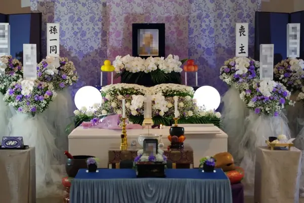 支援葬祭で葬儀を行なった写真