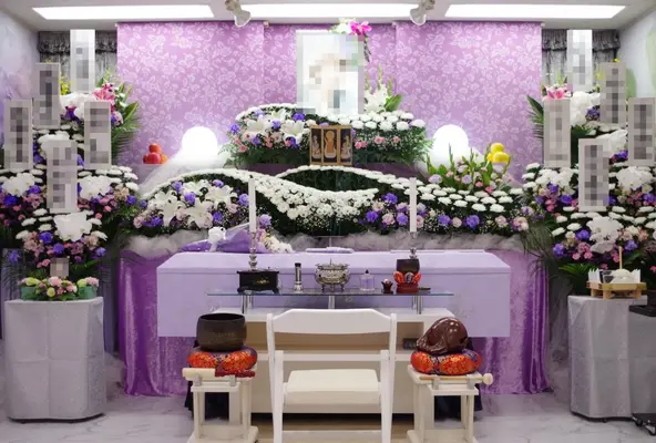 支援葬祭で葬儀を行なった写真