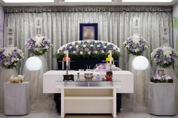 支援葬祭で葬儀を行なった写真