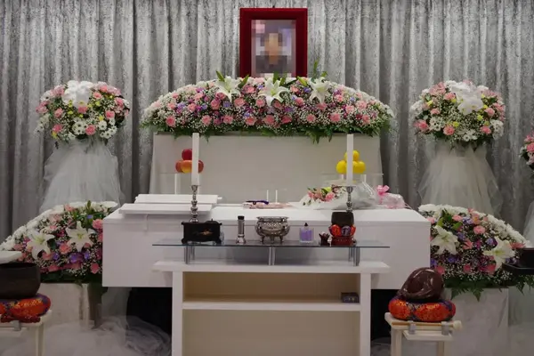 支援葬祭で葬儀を行なった写真