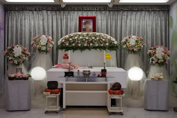 支援葬祭で葬儀を行なった写真