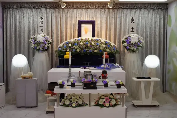 支援葬祭で葬儀を行なった写真