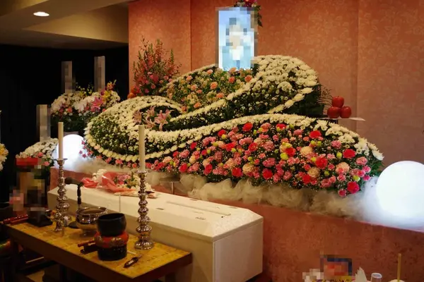 支援葬祭で葬儀を行なった写真