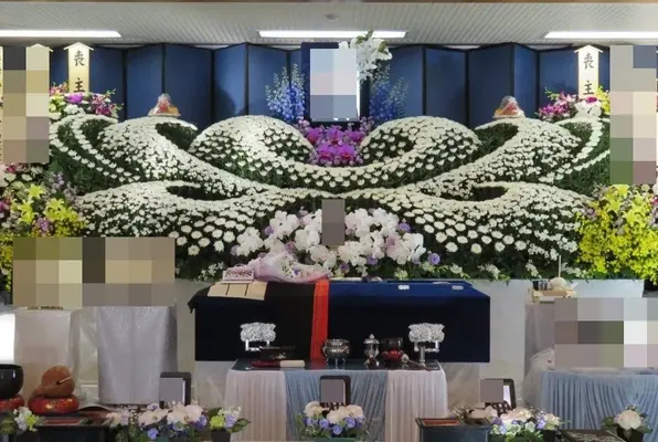 支援葬祭で葬儀を行なった写真