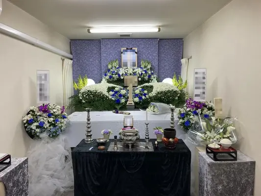 市民送社で葬儀を行なった写真