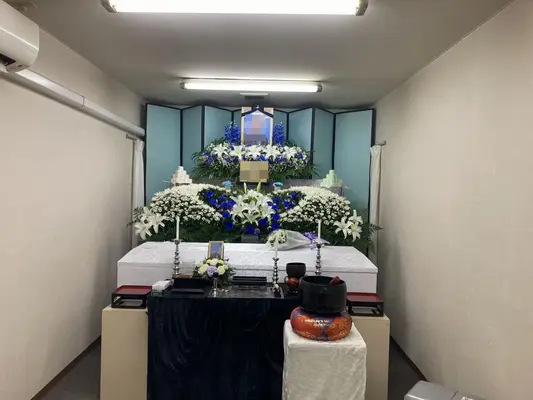 市民送社で葬儀を行なった写真