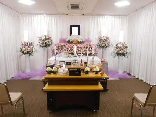 市民送社で葬儀を行なった写真