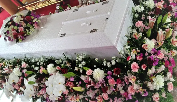 八王子市斎場で葬儀を行なった写真