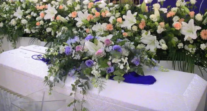 南多摩斎場で葬儀を行なった写真