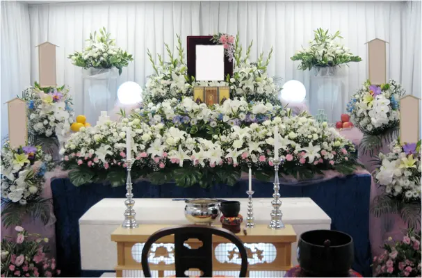 東松山斎場で葬儀を行なった写真