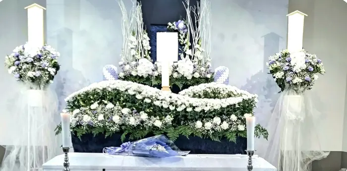 所沢市斎場で葬儀を行なった写真