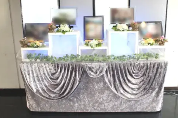 セレモニーユニットで葬儀を行なった写真