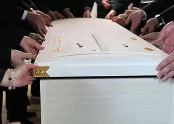 セレモニーユニットで葬儀を行なった写真