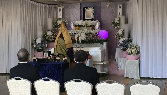 広域飯能斎場で葬儀を行なった写真