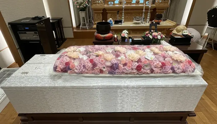 葬祭センター美創で葬儀を行なった写真