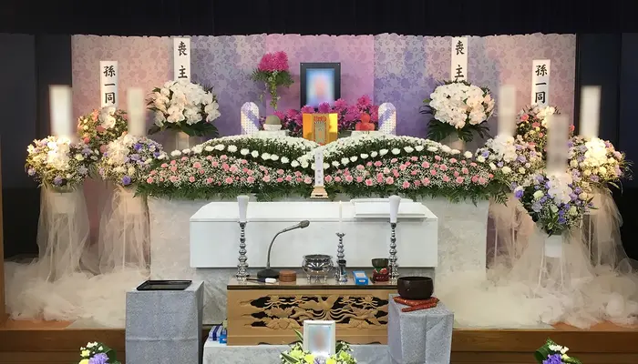 葬祭センター美創で葬儀を行なった写真