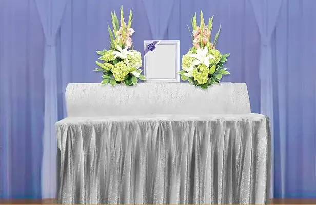 一般社団法人ハシワタシ（すすきの会館）で葬儀を行なった写真