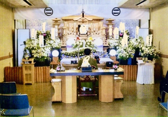 花勝葬祭庄和店で葬儀を行なった写真