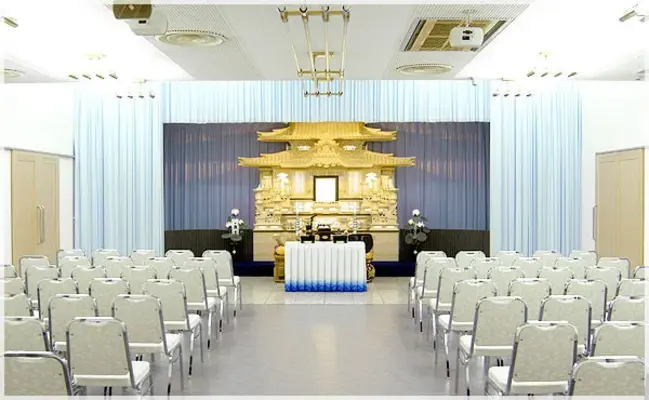 株式会社花友（都幾川ホール）で葬儀を行なった写真