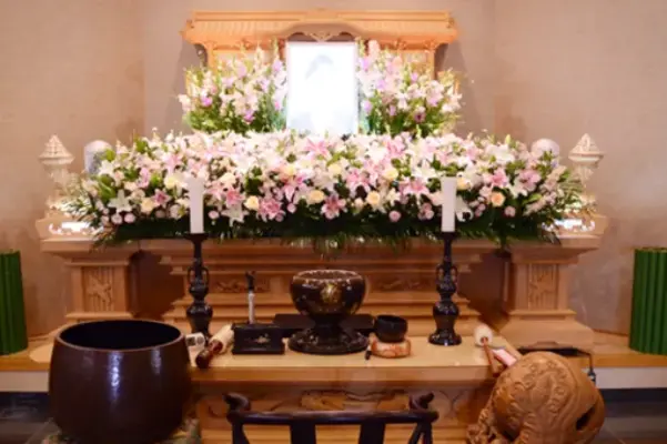 有限会社福島造花店（セレモニーホール花そうそう）で葬儀を行なった写真