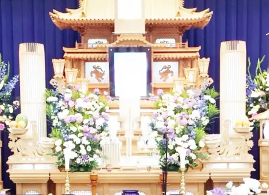 有限会社福島造花店（セレモニーホール花そうそう）で葬儀を行なった写真