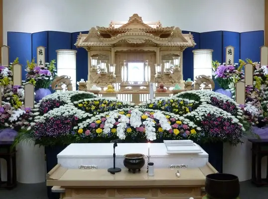 みやび祭典で葬儀を行なった写真