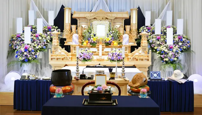 メモリアルヨーコーで葬儀を行なった写真