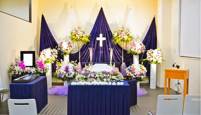 メモリアルヨーコーで葬儀を行なった写真