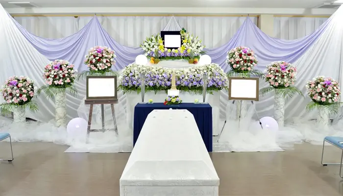 メモリアルヨーコーで葬儀を行なった写真