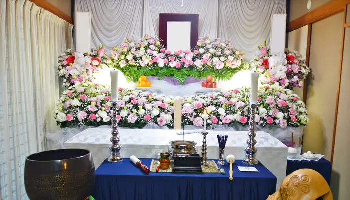 メモリアルヨーコーで葬儀を行なった写真