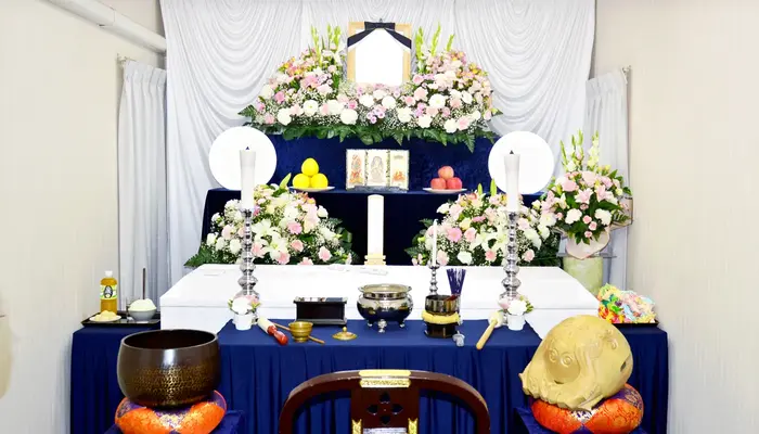 メモリアルヨーコーで葬儀を行なった写真