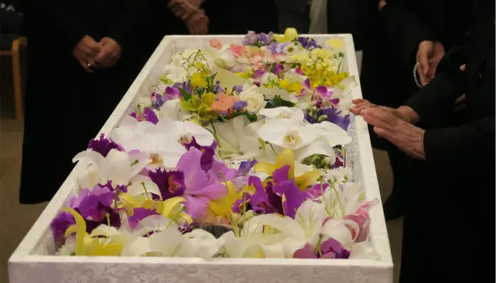 メモリアルヨーコーで葬儀を行なった写真