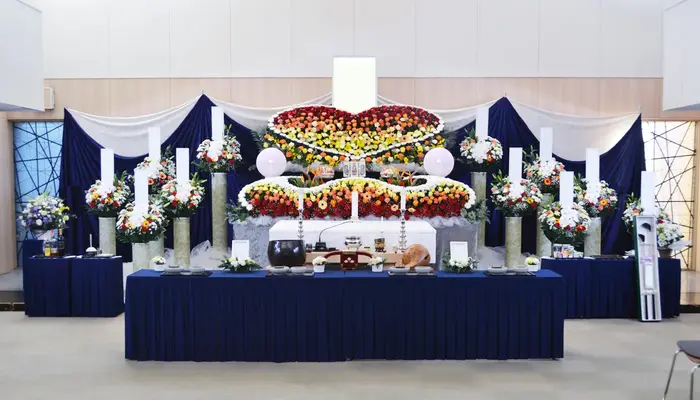 メモリアルヨーコーで葬儀を行なった写真