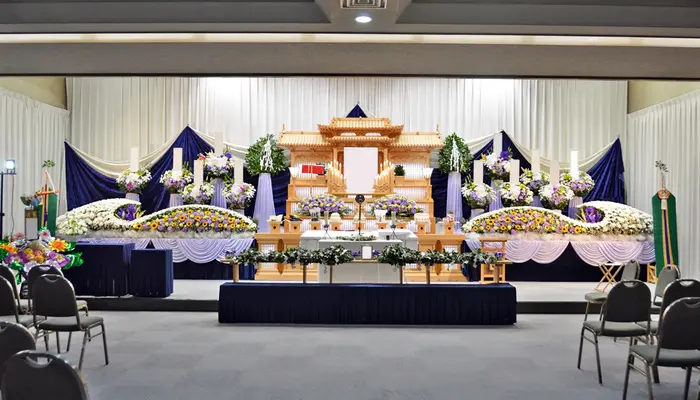 メモリアルヨーコーで葬儀を行なった写真