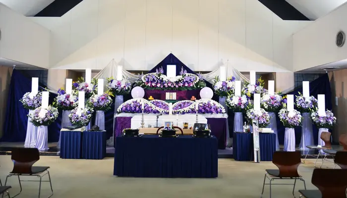 メモリアルヨーコーで葬儀を行なった写真